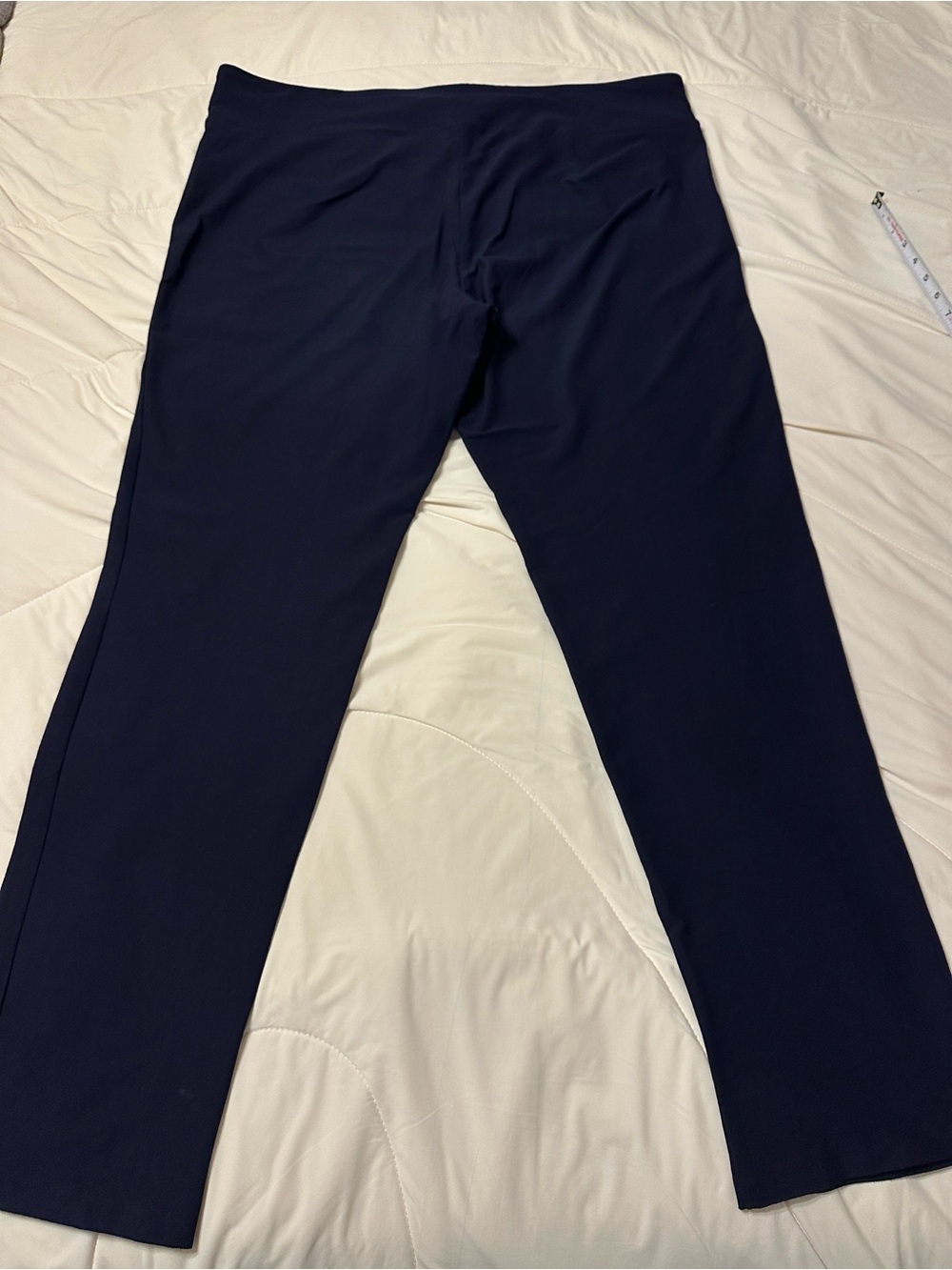 Eileen Fisher Navy Straight Leg Ponte Pull-On Pants - Size 2x